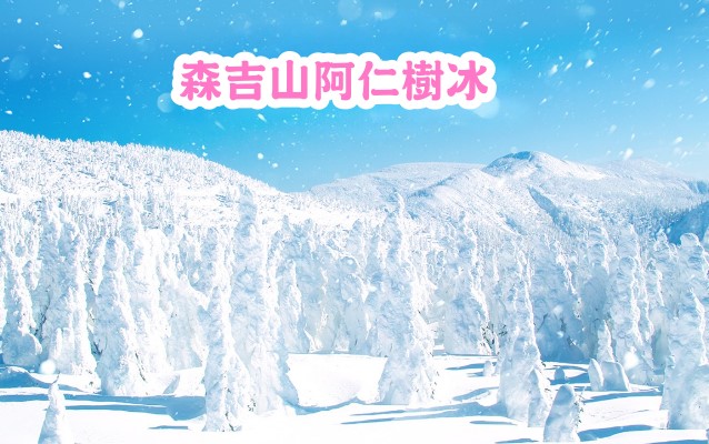 森吉山阿仁樹冰